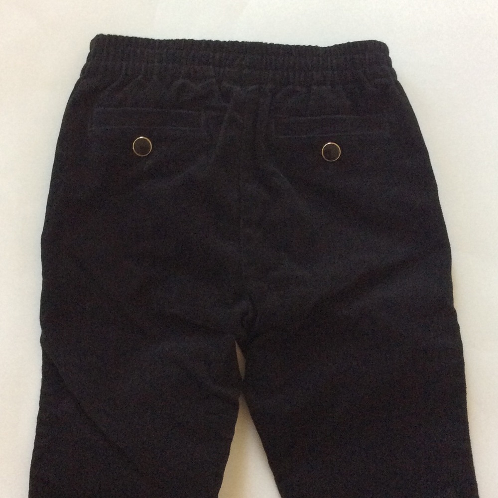 Janie and Jack Victorian Holiday black pants - Picture 3 of 4